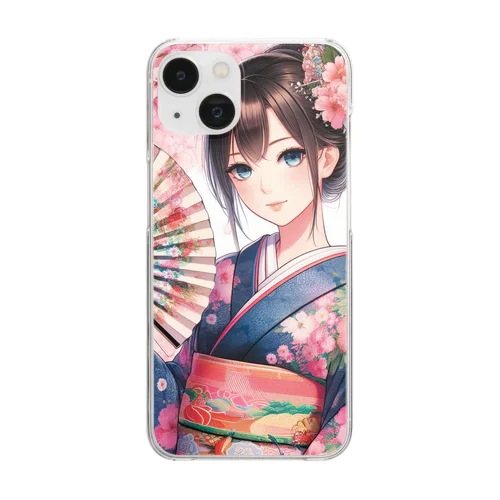 日本のアニメ① Clear Smartphone Case