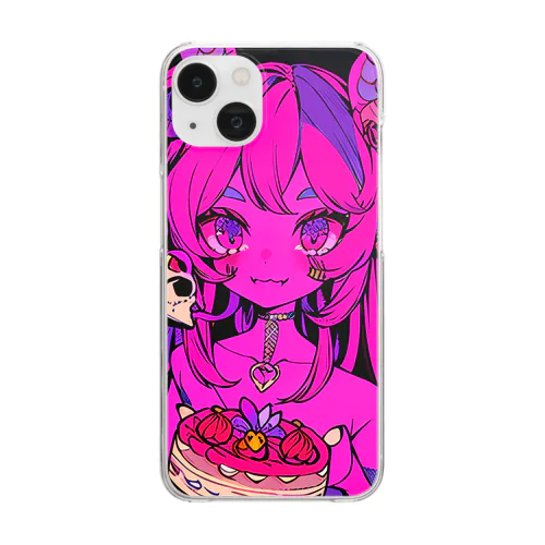 サキュバチュ💕 Clear Smartphone Case