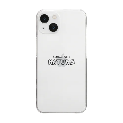 contact with nature  Clear Smartphone Case