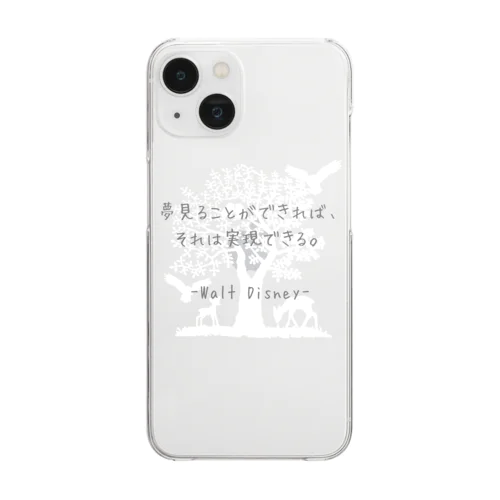 いじんふれーず「ウォルト・ディズニー」2 Clear Smartphone Case