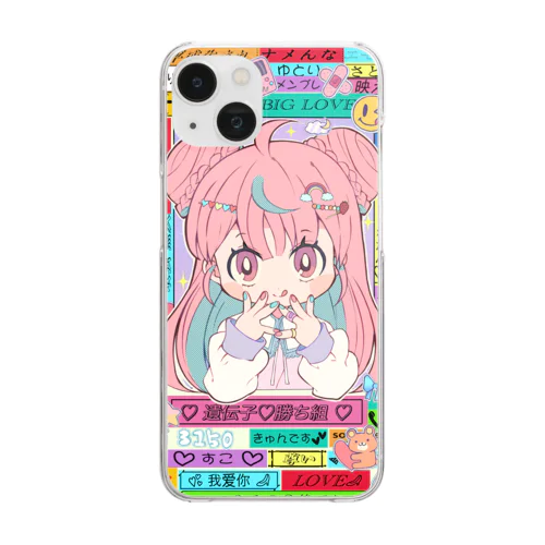 ゆめかわ地雷 Clear Smartphone Case