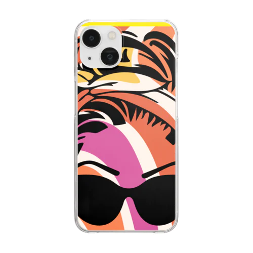 Psychedelic Blonde Clear Smartphone Case