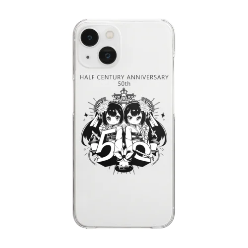 50年を祝う Clear Smartphone Case