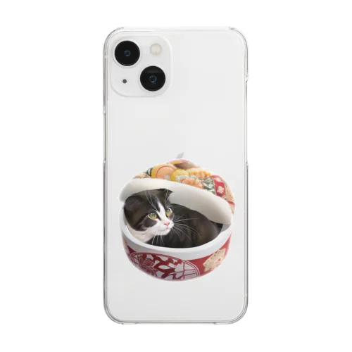 突然迷い込んだ子猫ちゃん（アニメVer.） Clear Smartphone Case