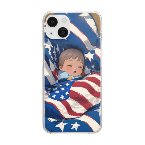 キャモンベイビーUSA Clear Smartphone Case