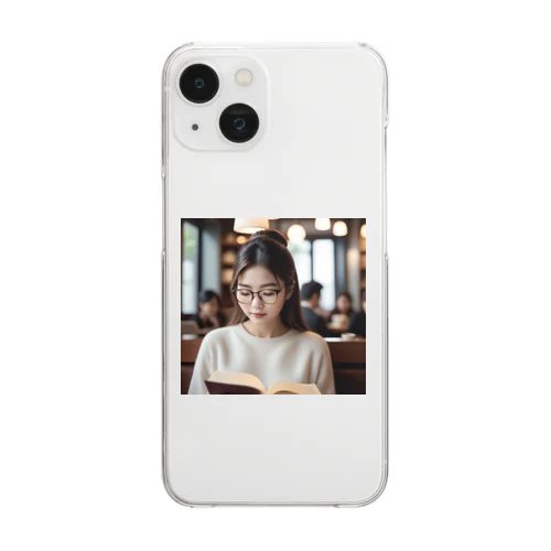 亜細亜眼鏡美女 Clear Smartphone Case