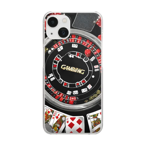 poker world 01 Clear Smartphone Case
