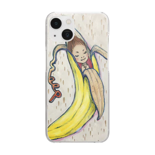 Banana + Clear Smartphone Case