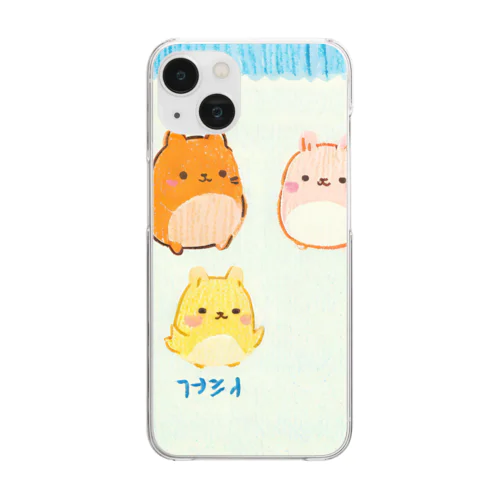 ずんぐりむっくり Clear Smartphone Case