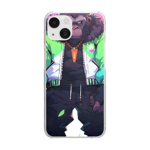 ストリートゴリラ (Street Gorilla) Clear Smartphone Case