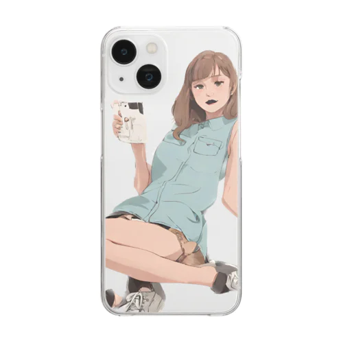 マシュロ　マシェリ Clear Smartphone Case