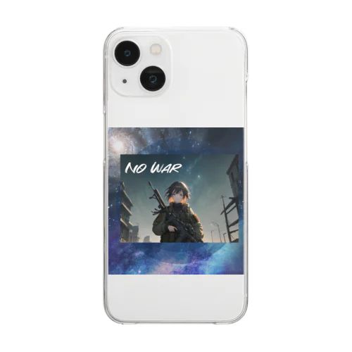 NO WAR Clear Smartphone Case