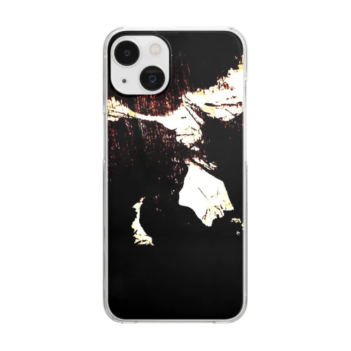 maguro dark side of the moon Clear Smartphone Case