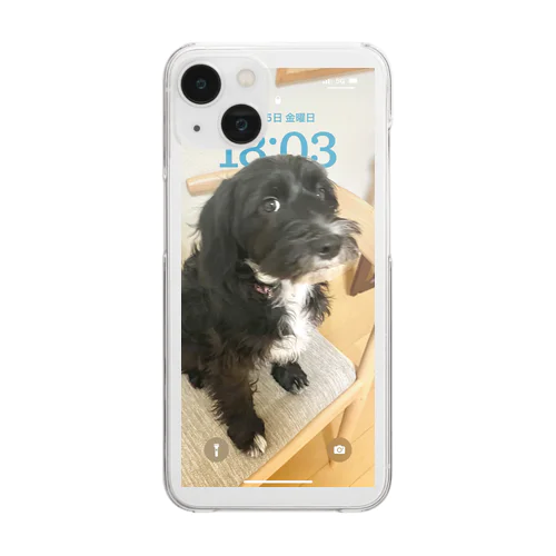 犬の弦之助（げんのすけ）ケータイケース Clear Smartphone Case