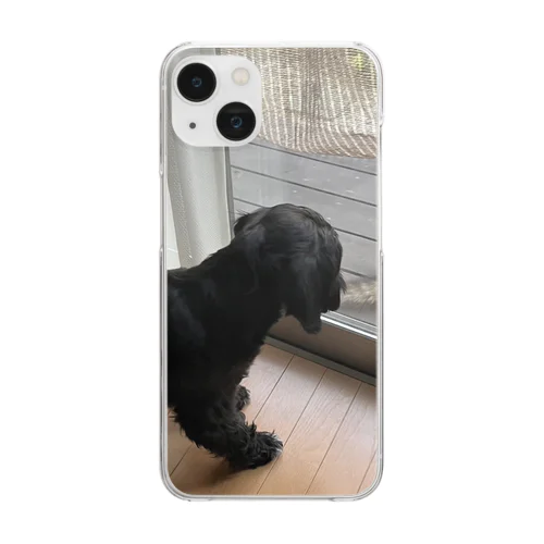 犬の弦之助（げんのすけ）スマホケース Clear Smartphone Case