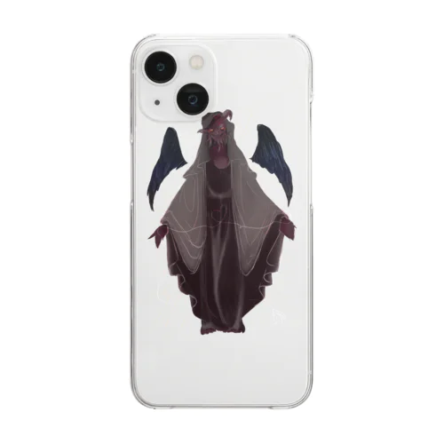 悪魔リア Clear Smartphone Case