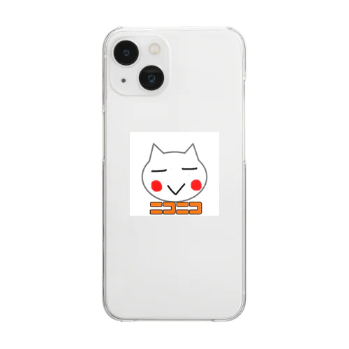 ニコニコくん Clear Smartphone Case