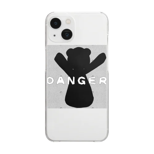 ＤＡＮＧＥＲ BEAR Clear Smartphone Case