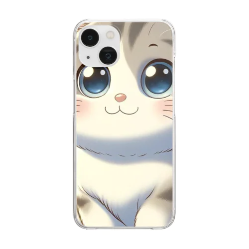 夢見る子猫ちゃん Clear Smartphone Case