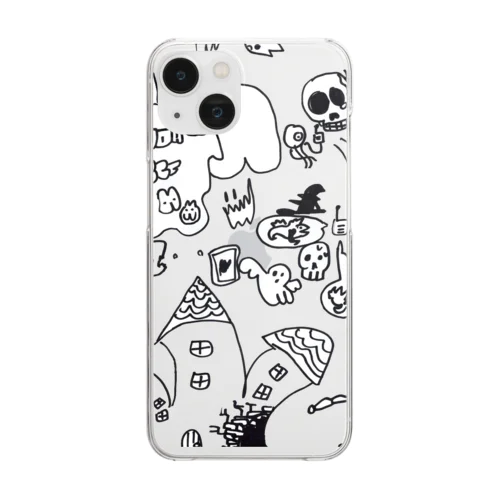 ハロウィンパーティー Clear Smartphone Case