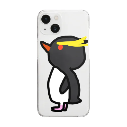 イワトビペンギン Clear Smartphone Case