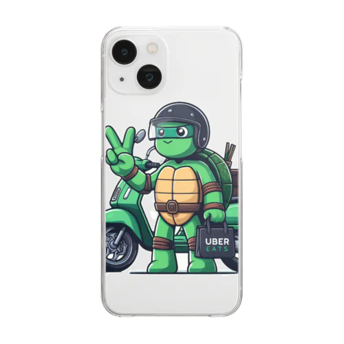 カメライダー　ピース Clear Smartphone Case