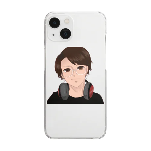 Suujisan(イケメン風) Clear Smartphone Case