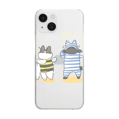 お着替え！ Clear Smartphone Case