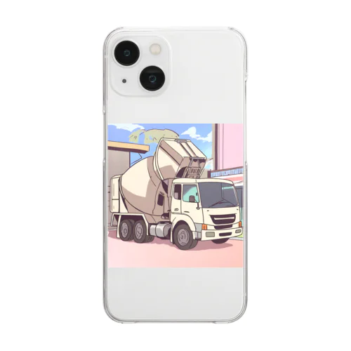 コンクリートミキサー車 Clear Smartphone Case