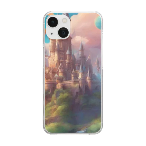 幻想の楽園  Fantasy Haven Castle Clear Smartphone Case