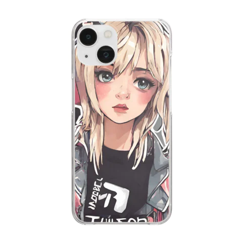 最強ゲーム女子 Clear Smartphone Case