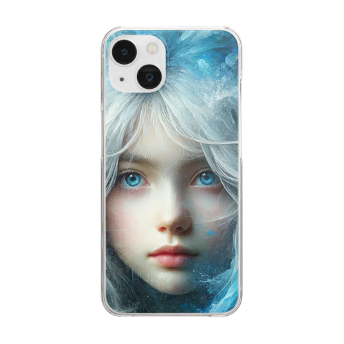 幻想的な美少女 Clear Smartphone Case