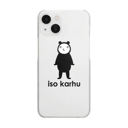 イソカルフ（文字入り） Clear Smartphone Case