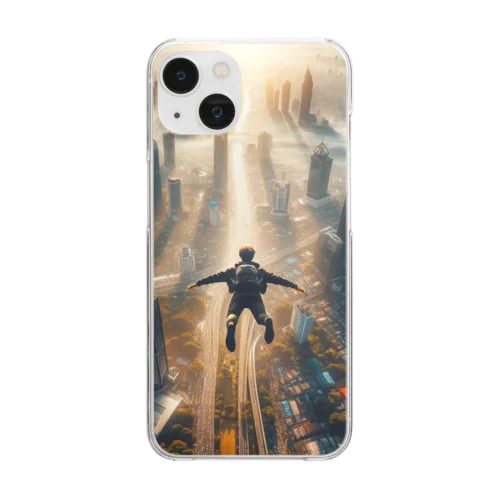 #Jump into the new world  Clear Smartphone Case