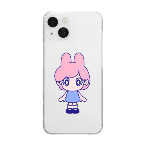 うさナノちゃん Clear Smartphone Case