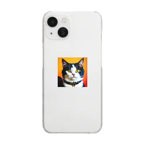 普通の猫 Clear Smartphone Case