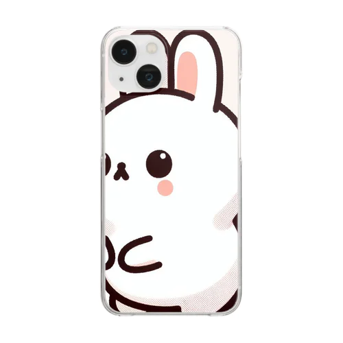 うさぎの梅 Clear Smartphone Case