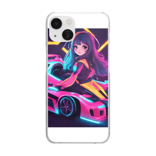 ドライブ Clear Smartphone Case