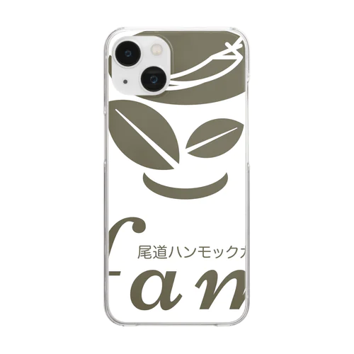 ハンモックカフェfam  Clear Smartphone Case