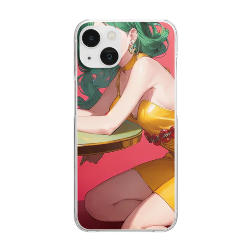 フルーツ美少女 Clear Smartphone Case