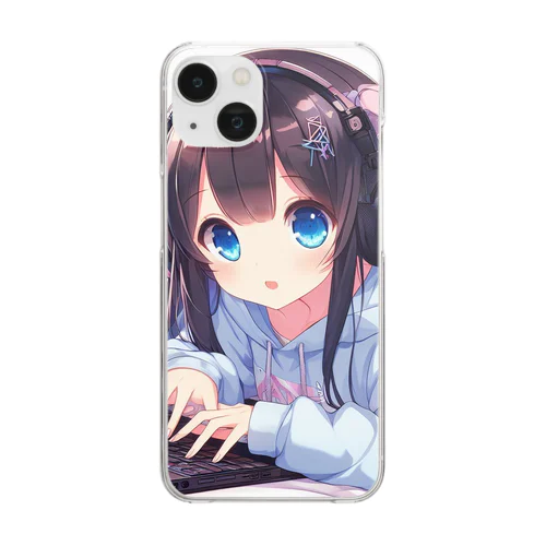 かわちいゲーム実況者 Clear Smartphone Case