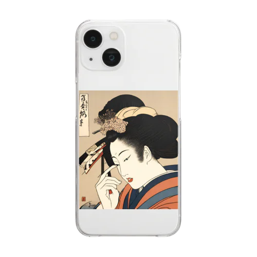 梅枝 - 浮世絵 Clear Smartphone Case