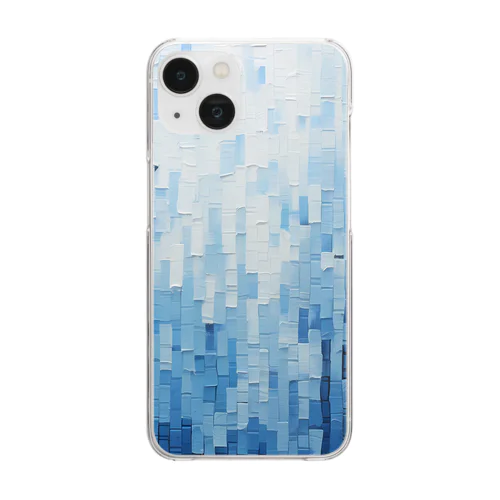 霜の寒 Clear Smartphone Case