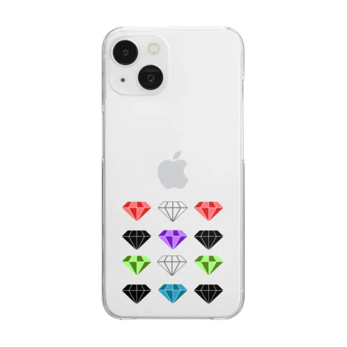 ダイヤモンドの色 Clear Smartphone Case