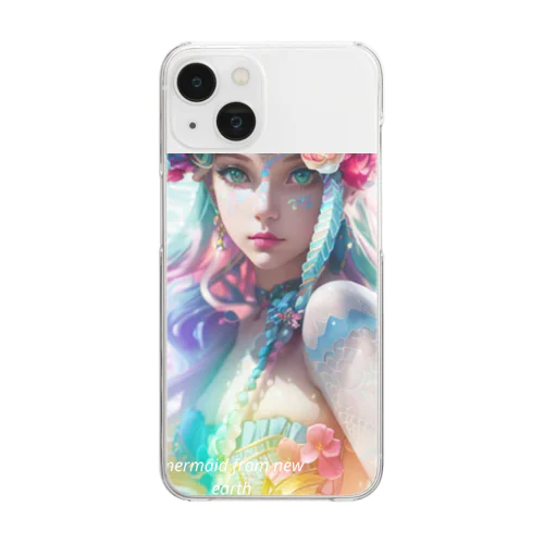 mermaid from new earth Clear Smartphone Case