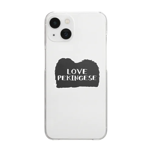 Love Pekingese Clear Smartphone Case