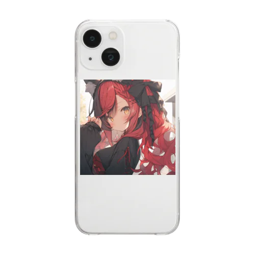 猫耳娘イラスト集 Clear Smartphone Case