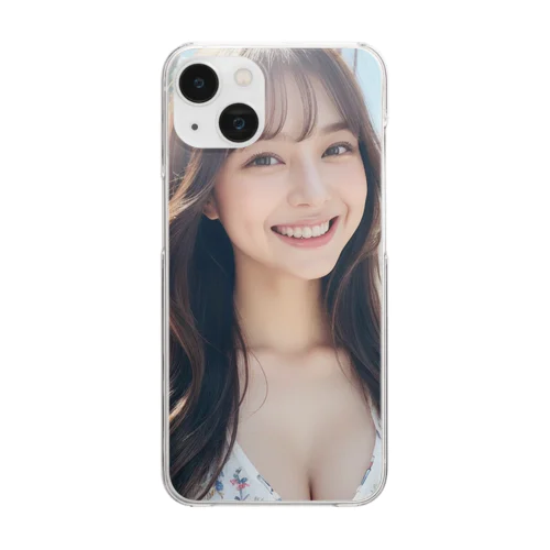 AI GIRLS TOKYO Clear Smartphone Case