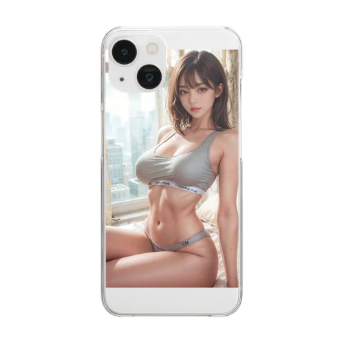 Gray Underwear01 Clear Smartphone Case