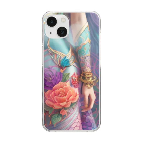 mermaid REINA  fashion color Clear Smartphone Case